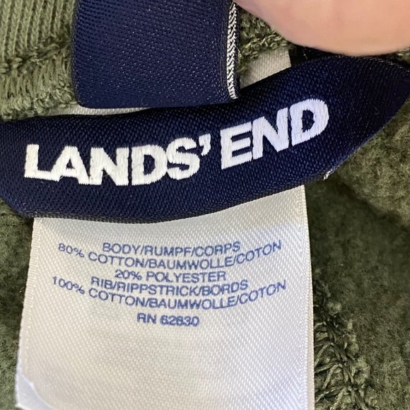 Lands’ End Boys XL Cargo Jogger Pants Green Sweatpants Cotton - Picture 5 of 10